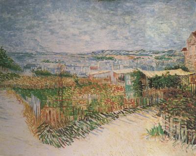 Vincent Van Gogh Vegetable Gardens at Montmartre (nn04) china oil painting image